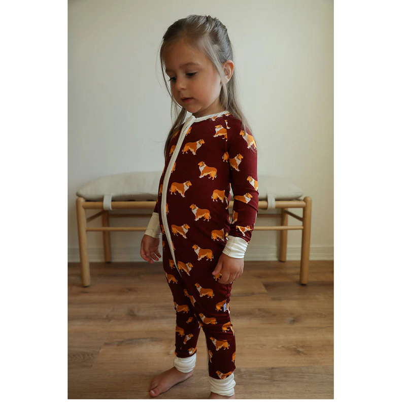 Collie Double Zipper Bamboo Sleeper