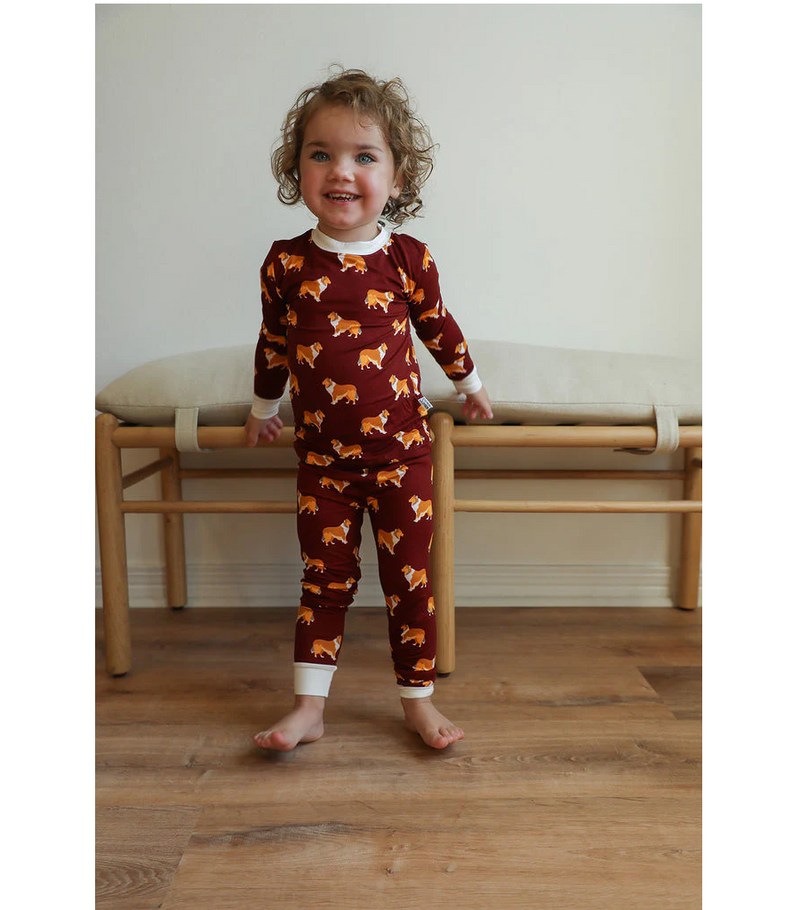 Collie 2 Piece Bamboo Pajama Set