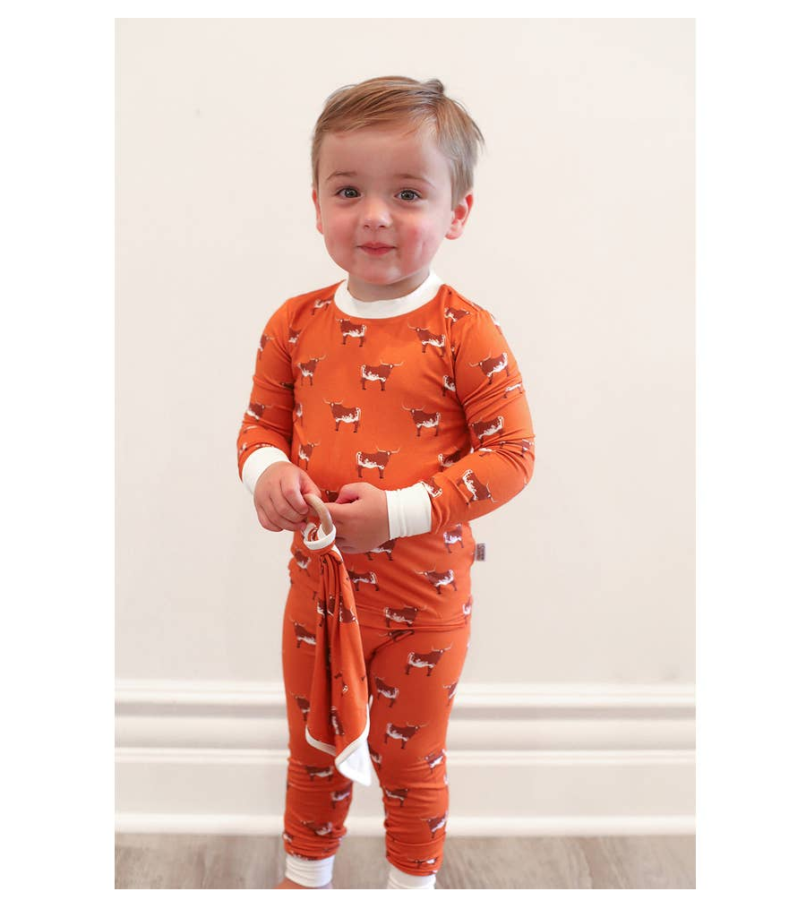 Longhorn 2 Piece Bamboo Pajama Set