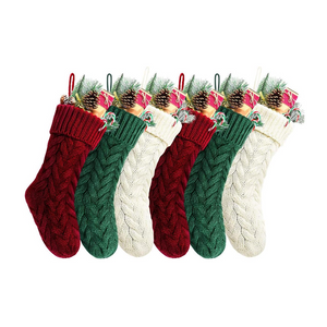 Knitted Christmas Holiday Stocking