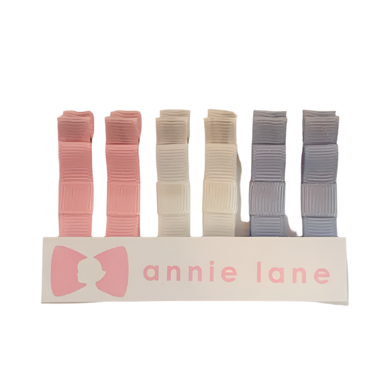 Tiny Bow Box - Pink, White, Blue
