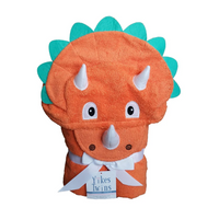 Triceratops Hooded Towel