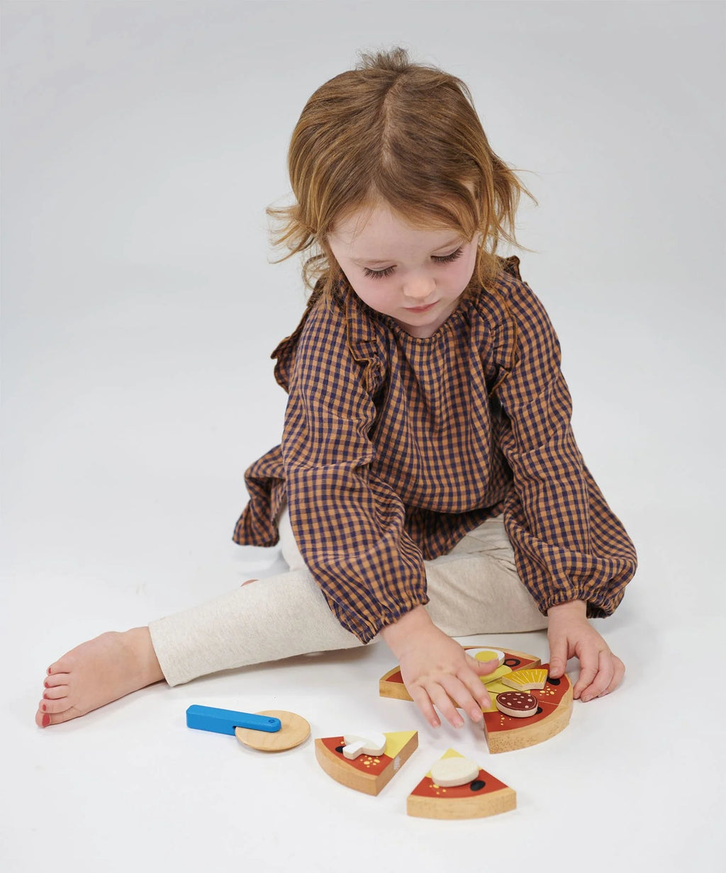 Take-Out Pizza Wooden Toy Set