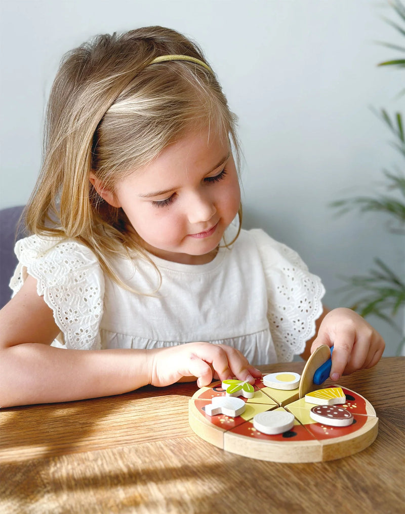 Take-Out Pizza Wooden Toy Set