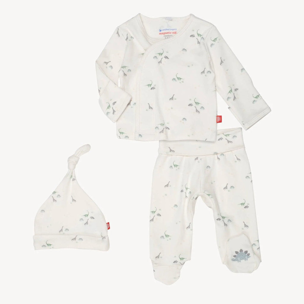 Pre & NB Tiny Diny Magnetic Organic Cotton Kimono Set