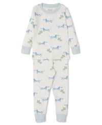 Blue Puppy Fun Pajama Set