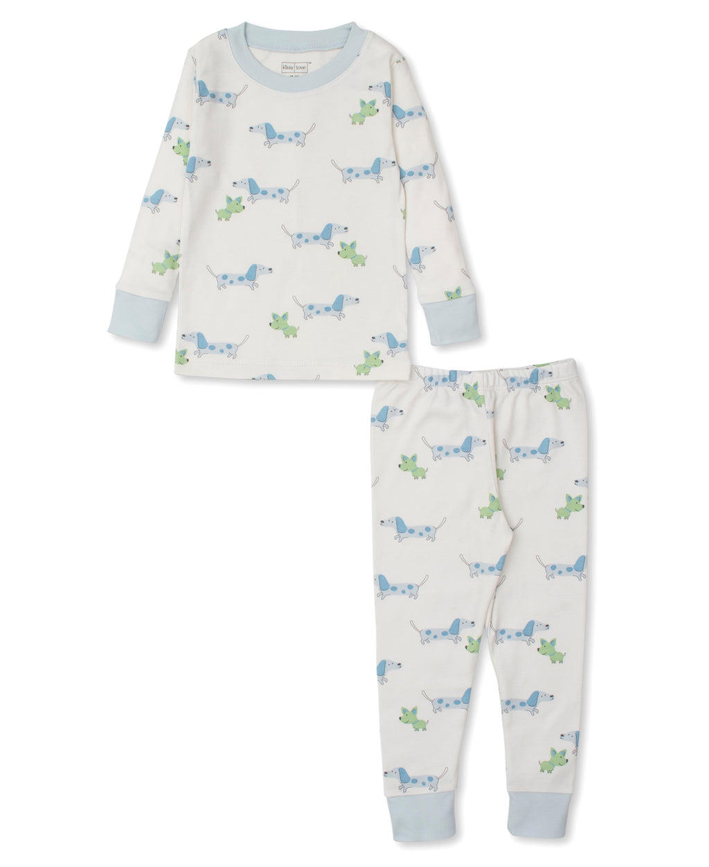 Blue Puppy Fun Pajama Set