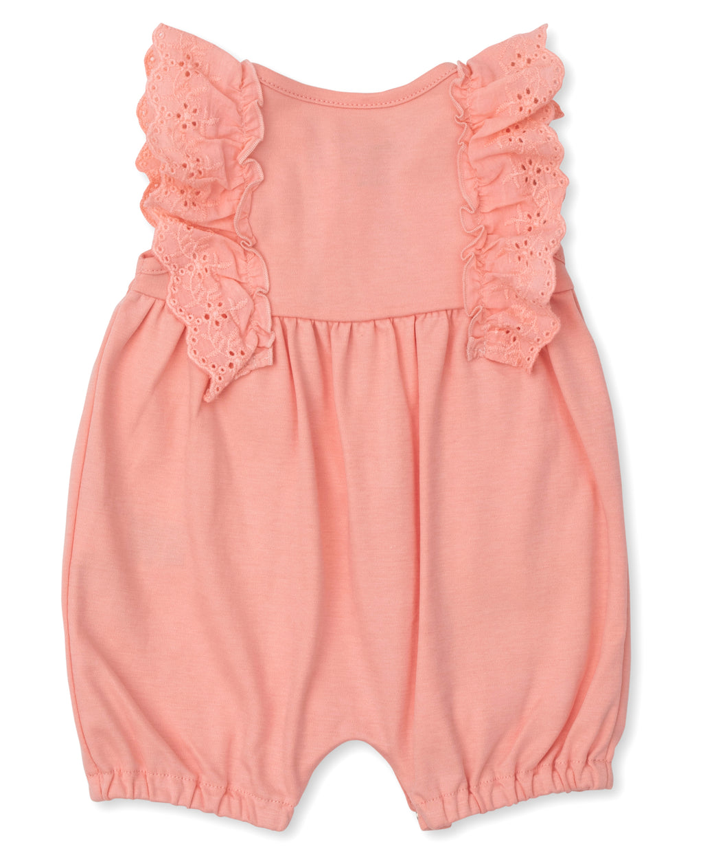 Solid Pink Seahorse Party Short Playsuit