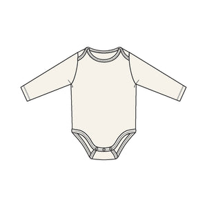 Ivory - Ribbed Sugar Swizzle Bodysuit