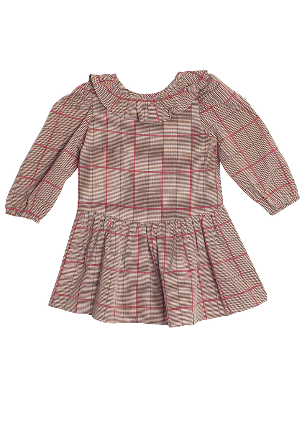 Brown Plaid Hazel Dress