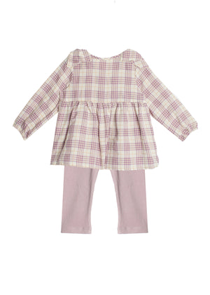 Periwinkle Plaid 2pc Set