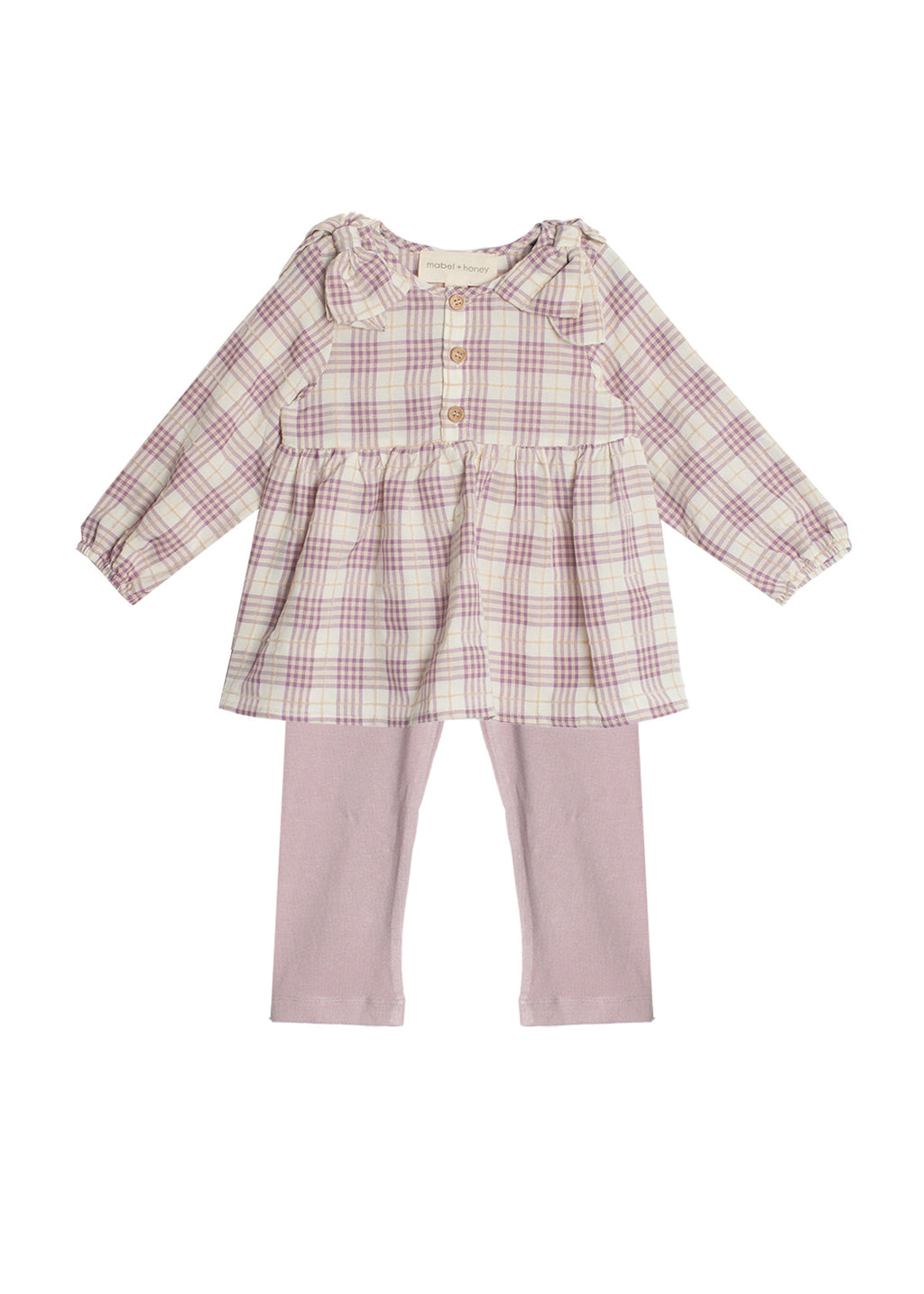 Periwinkle Plaid 2pc Set