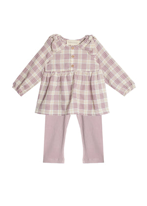 Periwinkle Plaid 2pc Set