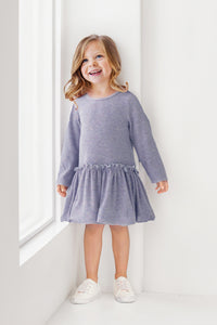 Heather Blue Sweater Dress