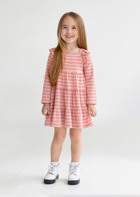 Peppermint Lane Pink Stripe Dress