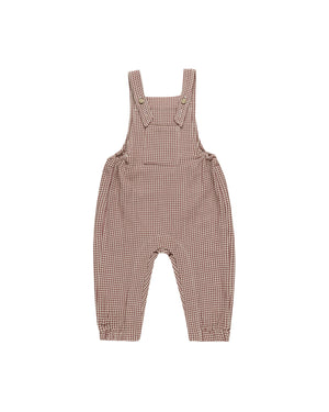 Baby Overall - Plum Gingham