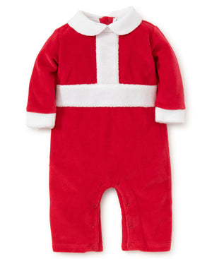 Red Velour Playsuit - Christmas Magic