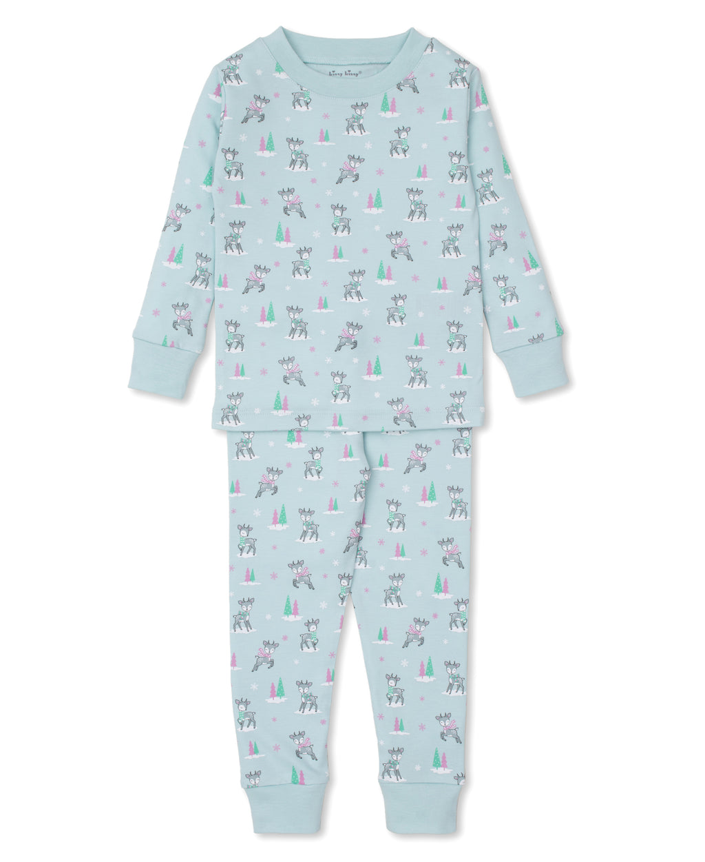 Snug Reindeer Rally Mint Pajama Set