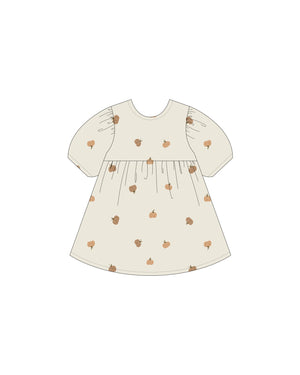 Waffle Babydoll Dress - Pumpkins