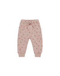 Relaxed Fleece Sweatpants - Polka Dots