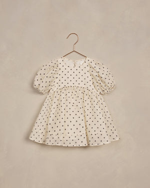 Luna Dress - Flocked Daisy