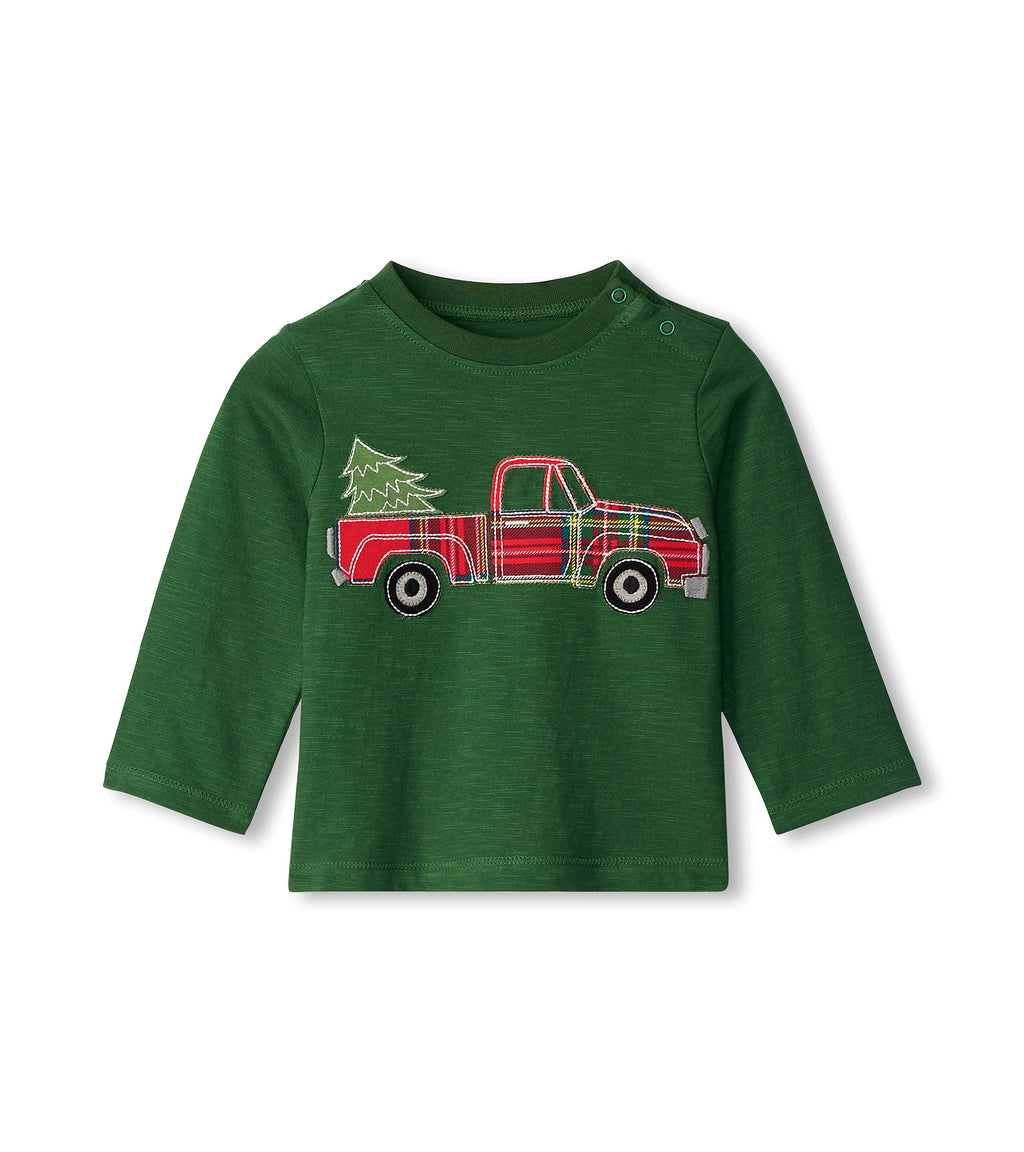 Plaid Truck & Tree Holiday Shirt