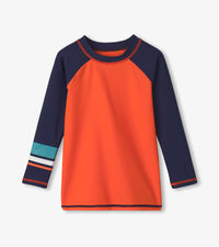 Orange Long Sleeve Rash Guard