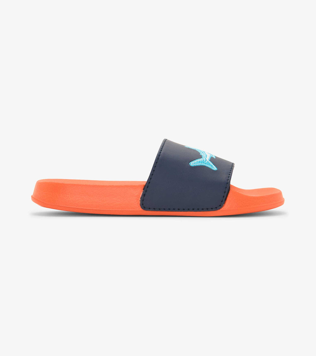 Boys Shark Slide On Sandals