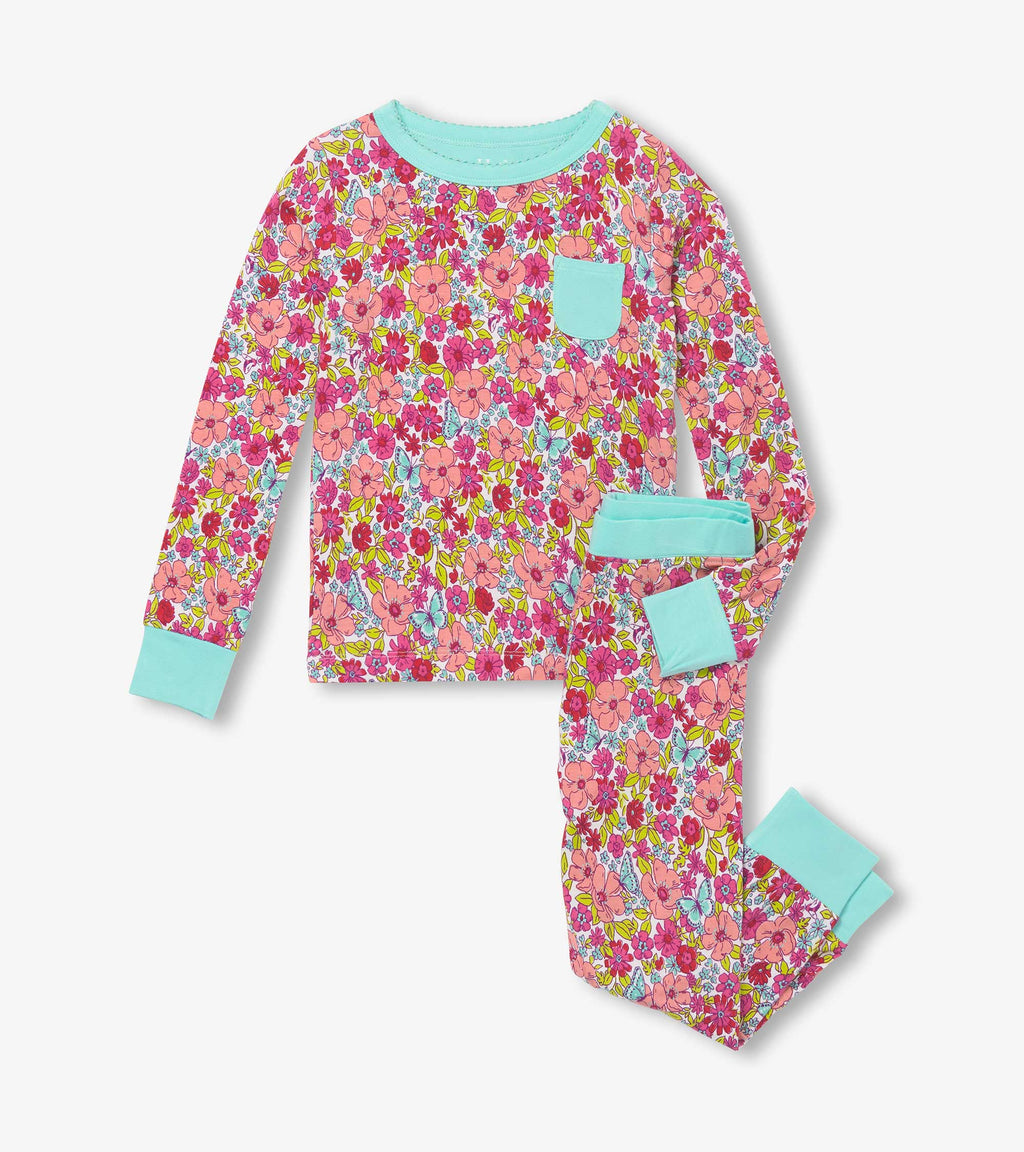 Groovy Flowers Bamboo Pajama Set