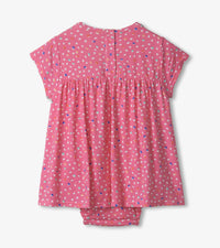 Lots of Dots - Carnation Pink - One-Piece Babydoll Dress