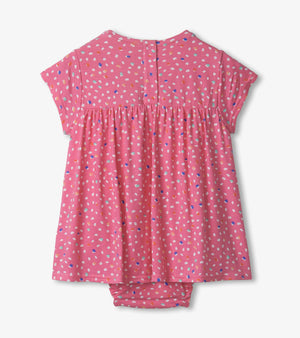 Lots of Dots - Carnation Pink - One-Piece Babydoll Dress