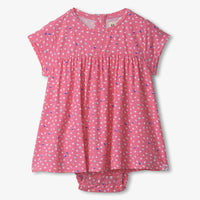Lots of Dots - Carnation Pink - One-Piece Babydoll Dress