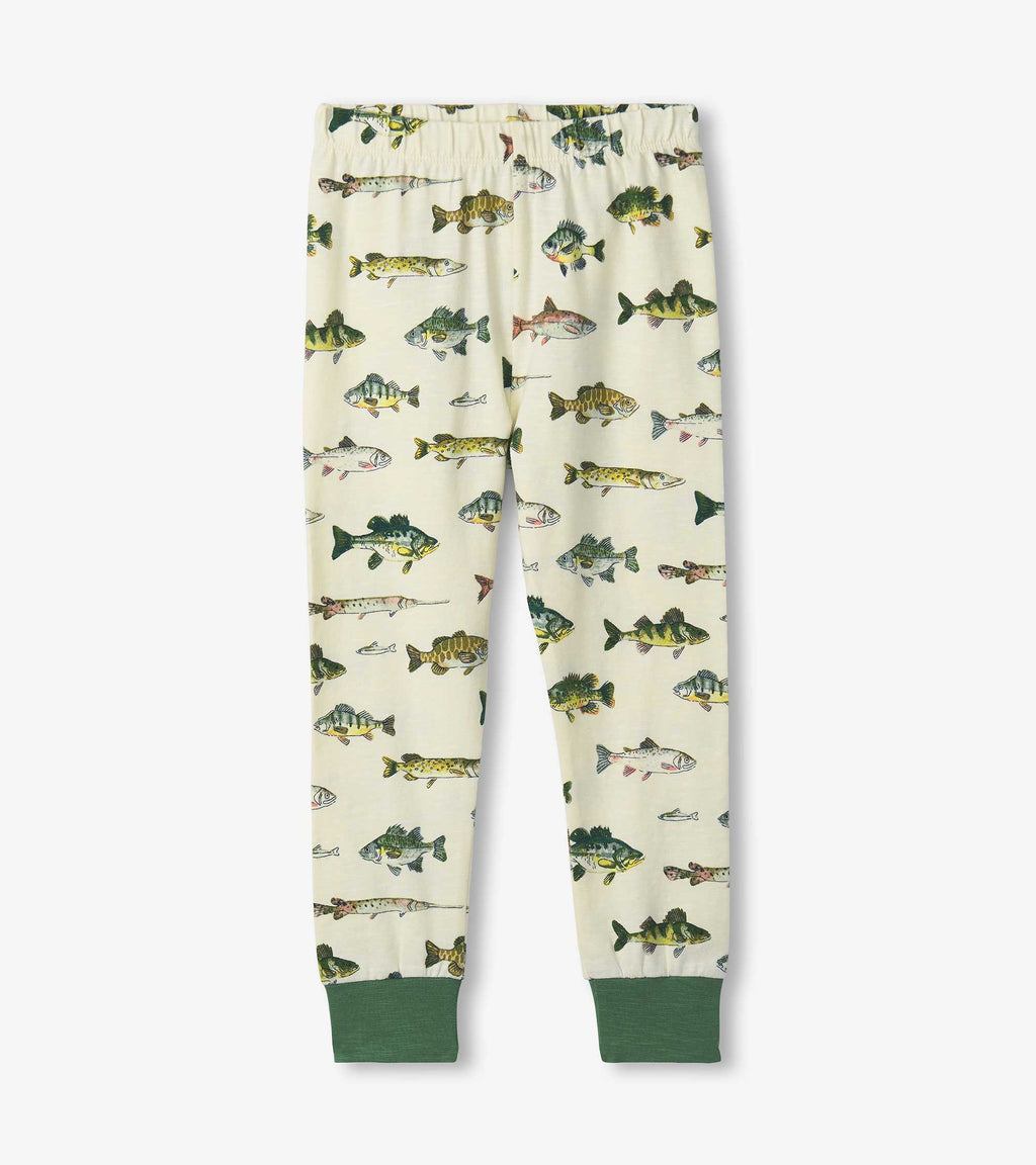 Real Fish Stretch Cotton Pajama Set