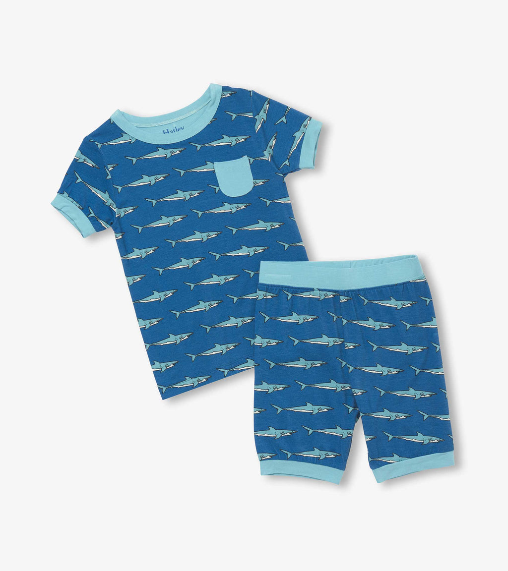 Shark Tank Bamboo Short Pajama Set