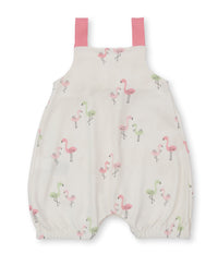 Flamingo Love Short Sleeveless Playsuit