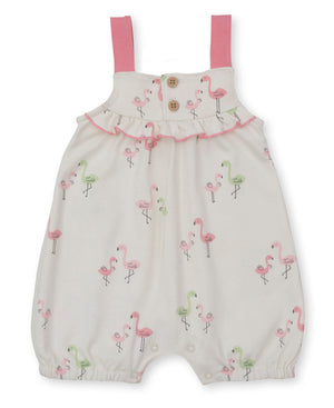 Flamingo Love Short Sleeveless Playsuit