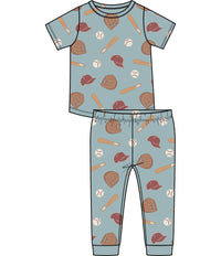 Baseball S/S Loungewear Set