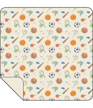 Sports Ball Friends Bamboo Swaddle Blanket