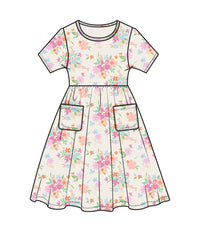 Pick A Posy Twirly Dress