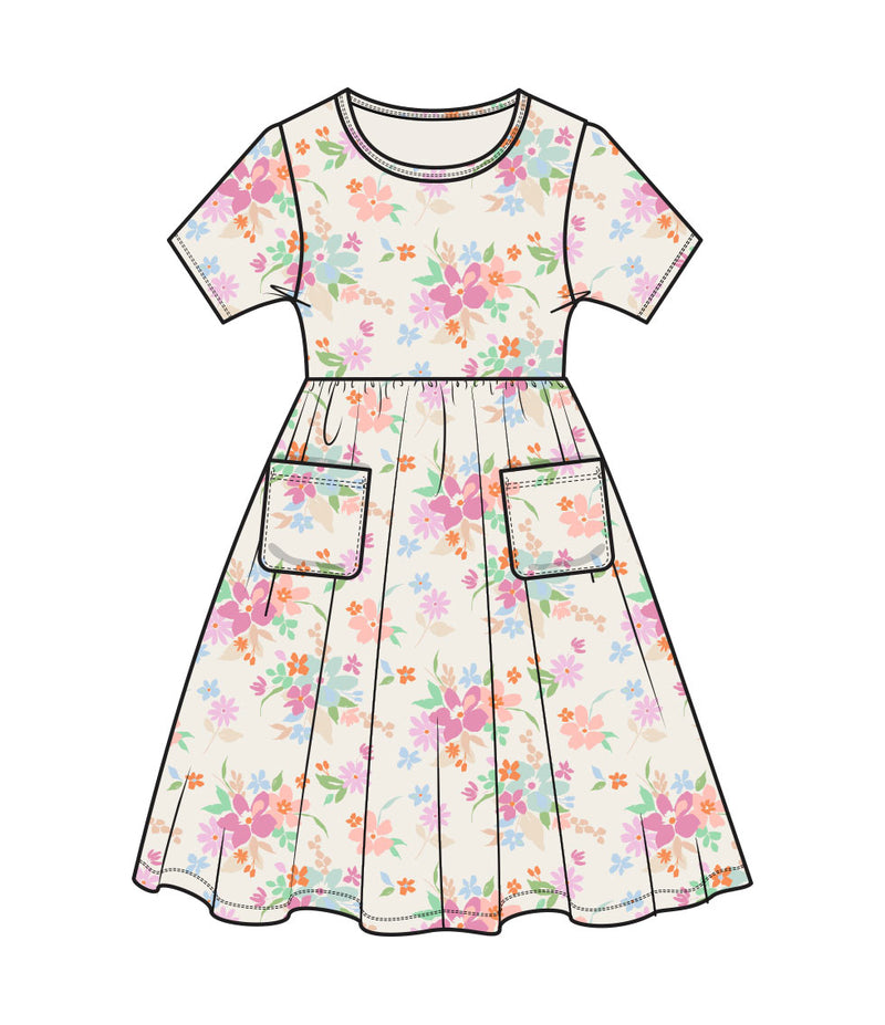 Pick A Posy Twirly Dress