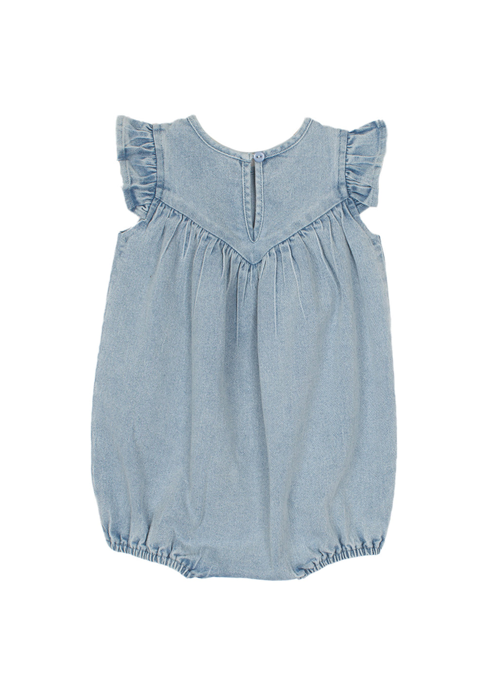 Blue Light Denim - Sunset Fields Romper