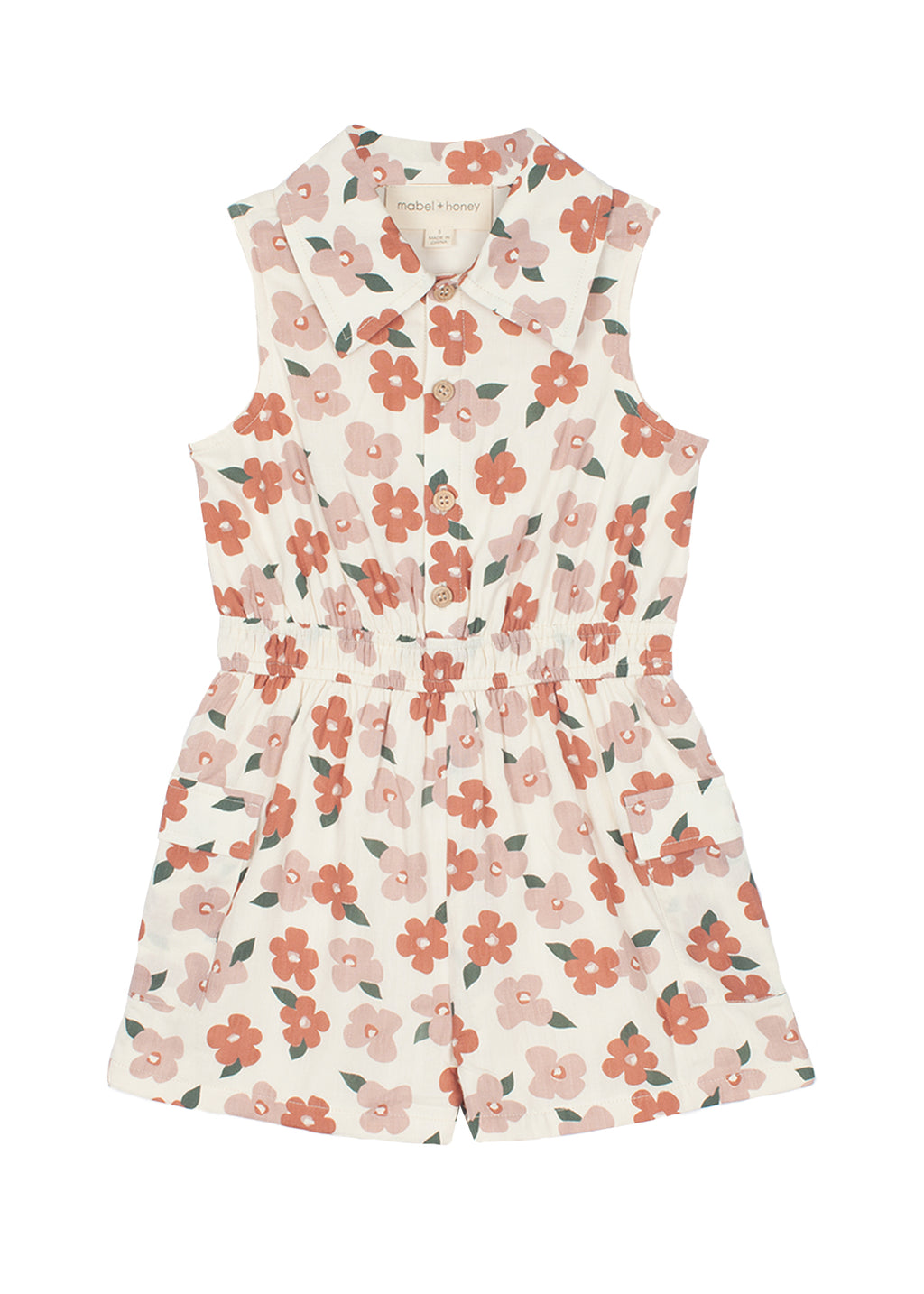 Mavery Kids Romper - Pink Floral