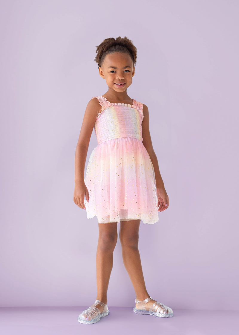 Sprinkles Sleeveless Dress - Pink