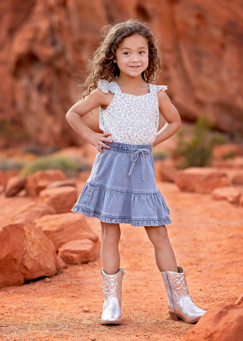Sweet Savannah Denim Skirt