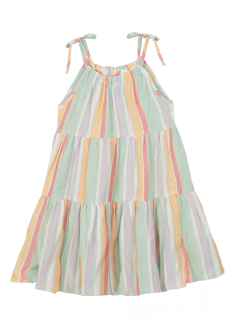 Malibu Dress - Multi Stripe