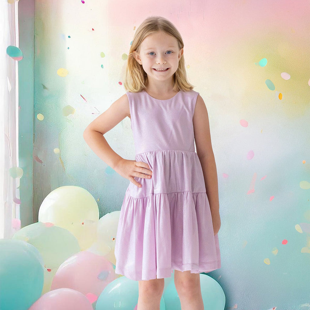 Periwinkle Dress - Purple Sparkle