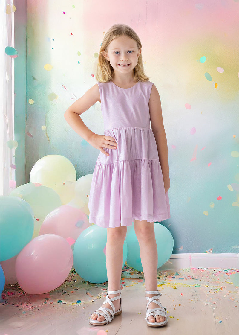 Periwinkle Dress - Purple Sparkle