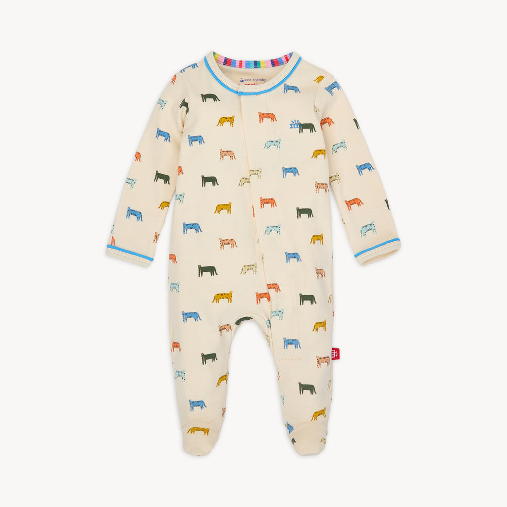 Le Tigre - Magnetic Organic Cotton Footie