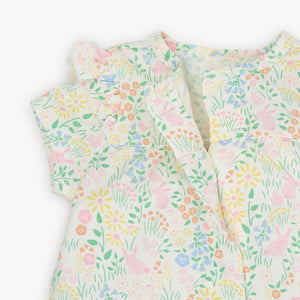 Hoppy Garden - Modal Ruffle Sleeve Romper