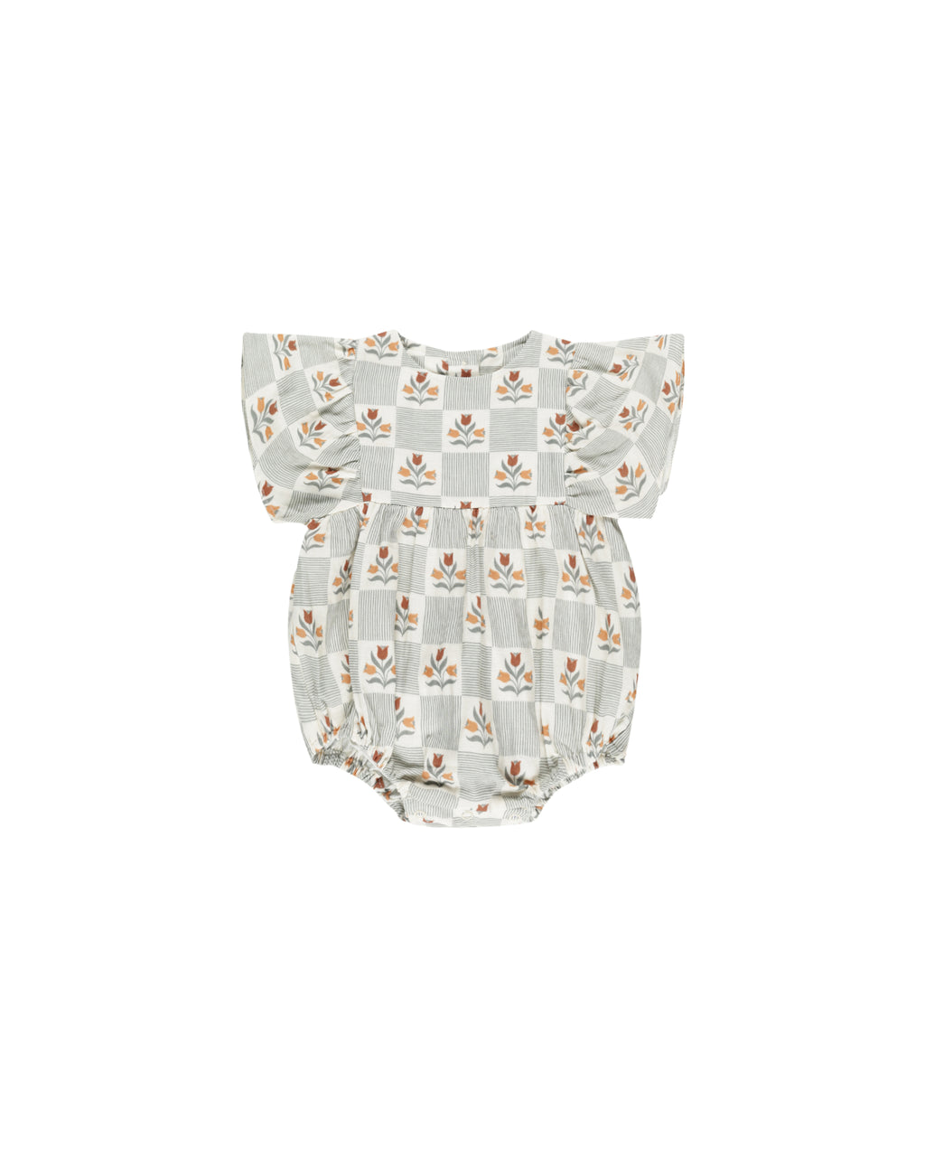 Kalea Romper - Garden Grid